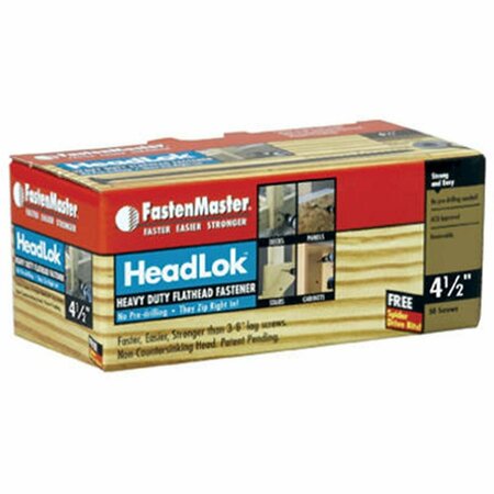 FASTENMASTER FMHLGM412-50 4.5 in. Headlok Screw, 50PK FA574199